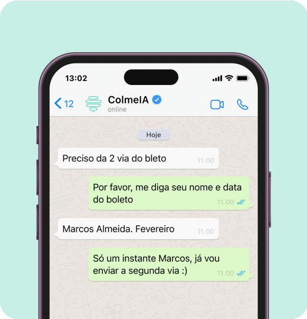 Imagem de um conversa whatsapp com erro de ortografia